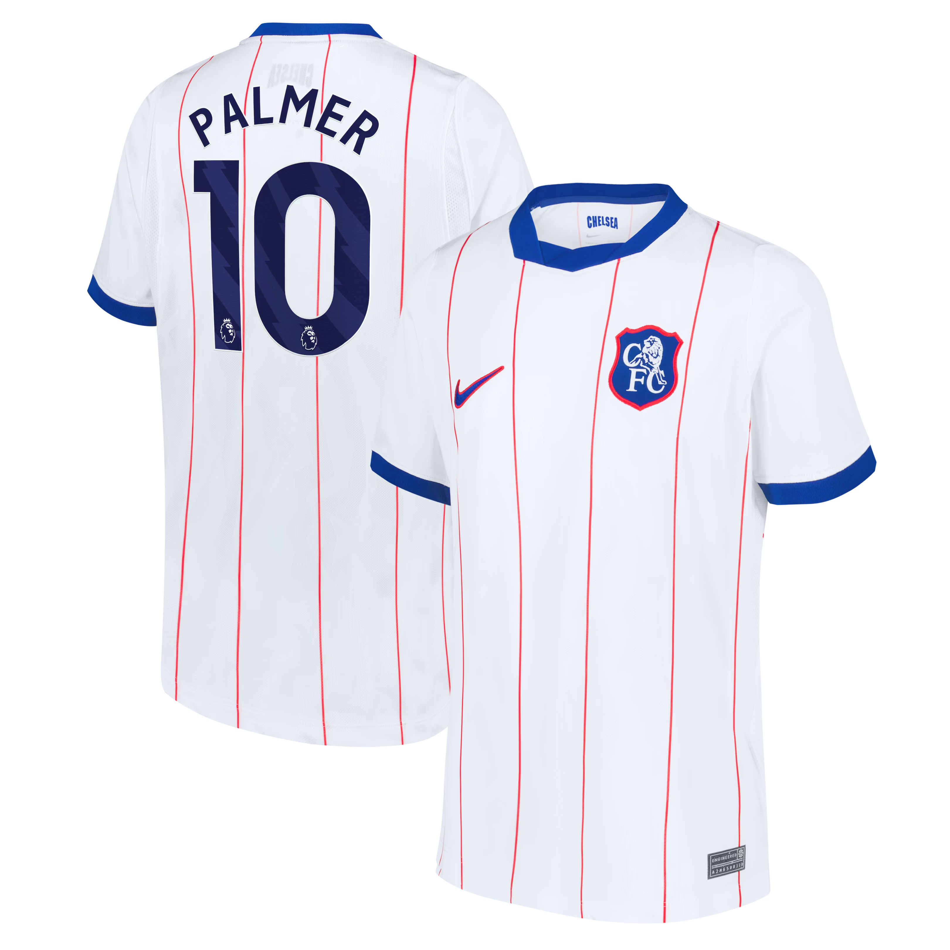 Cole Palmer Chelsea Official-Nike Youth 2026/27 Third Stadium Replica Jersey - White