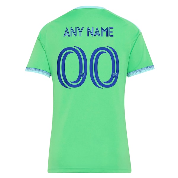 Official-Adidas Seattle Sounders FC Women's 2026 The Evergreen State Kit Replica Custom Jersey Rave Green