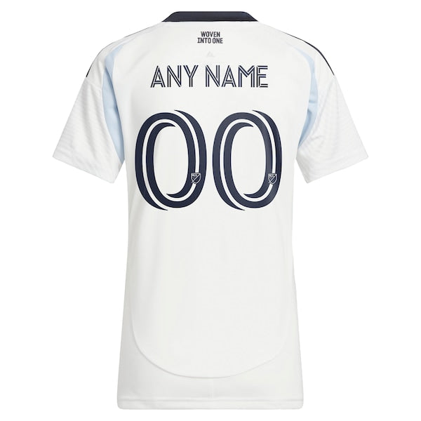 Official-Adidas San Diego FC Women's 2025 Woven Into One Replica Custom Jersey White
