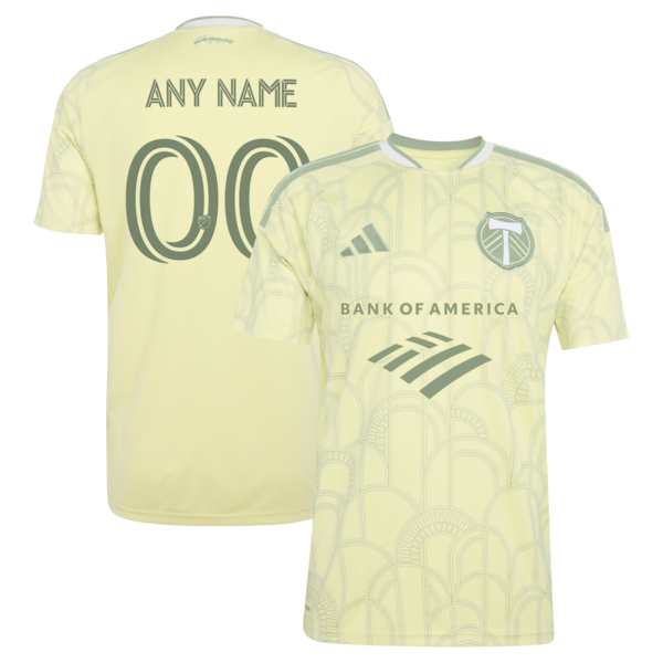 Official-Adidas David Da Costa Portland Timbers 2026 Civic Stadium Kit Replica Jersey Yellow