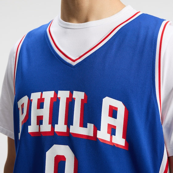 Teams Fans Shop Philadelphia 76ers Fanatics Fast Break Custom Jersey Icon Blue