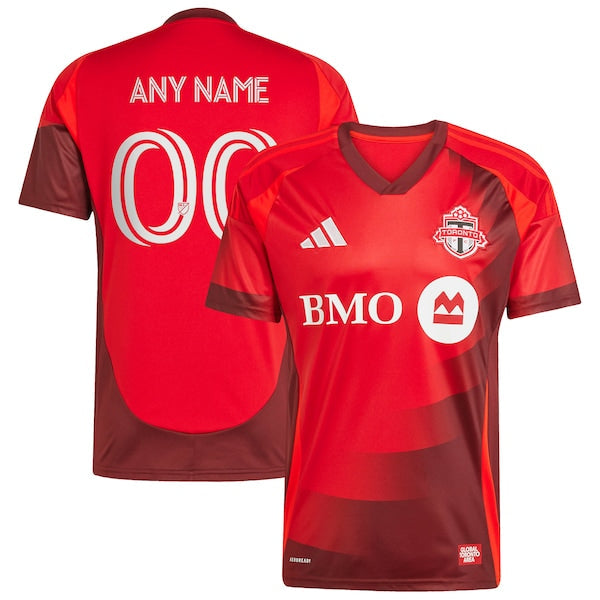 Official-Adidas Toronto FC 2025 Club Kit Replica Custom Jersey Red