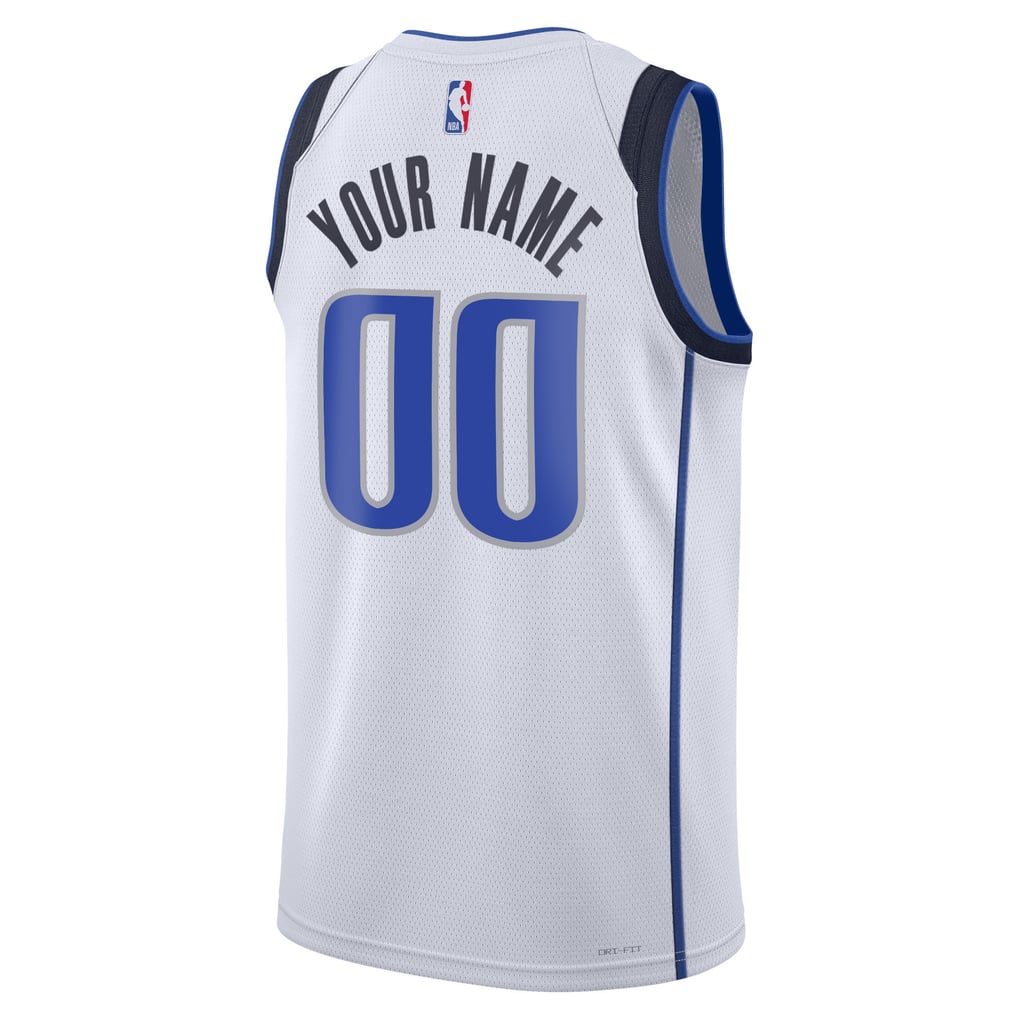 Teams Fans Shop Nike Unisex Dallas Mavericks Custom Swingman Jersey White