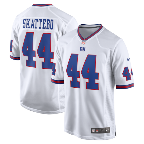 Cam Skattebo New York Giants Official-Nike Alternate Vintage White Game Jersey - White