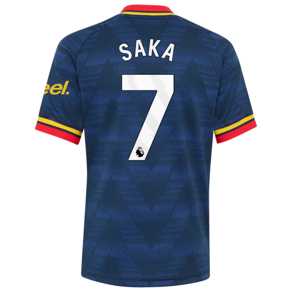 Bukayo Saka Arsenal Official-Adidas Youth 2026/27 Away Replica Jersey - Navy