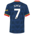Bukayo Saka Arsenal Official-Adidas Youth 2026/27 Away Replica Jersey - Navy