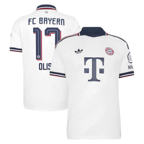 Michael Olise Bayern Munich Official-Adidas 2026/27 Away Replica Jersey - White