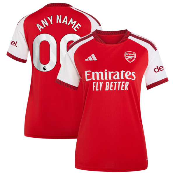 Official-Adidas Arsenal 2026/27 Home Replica Custom Jersey Red