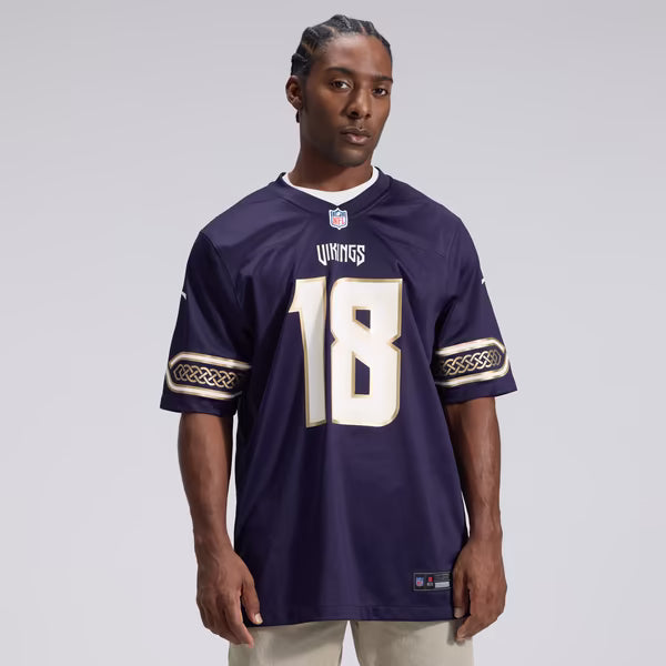Justin Jefferson Minnesota Vikings Official-Nike 2026 Rivalries Collection Game Jersey - Purple