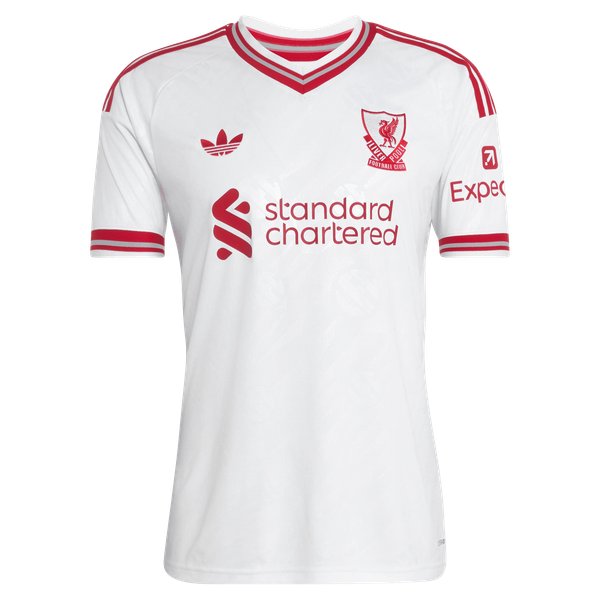 Virgil van Dijk Liverpool Official-Adidas 2026/27 Away Replica Jersey - White
