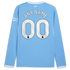 Official-Puma Manchester City 2026/27 Home Replica Long Sleeve Custom Jersey Light Blue
