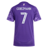 Official-Adidas Antoine Griezmann Orlando City SC Women's 2025 Perfect Storm Replica Jersey Purple