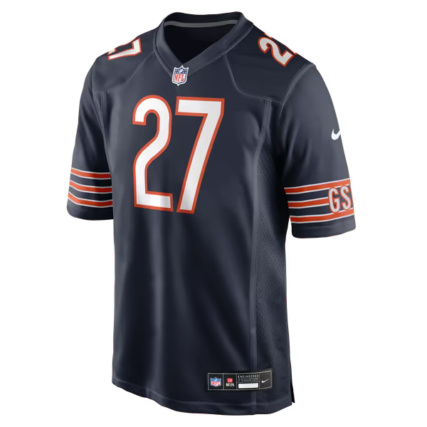 Anthony Johnson Chicago Bears Official-Nike Team Game Jersey - Navy