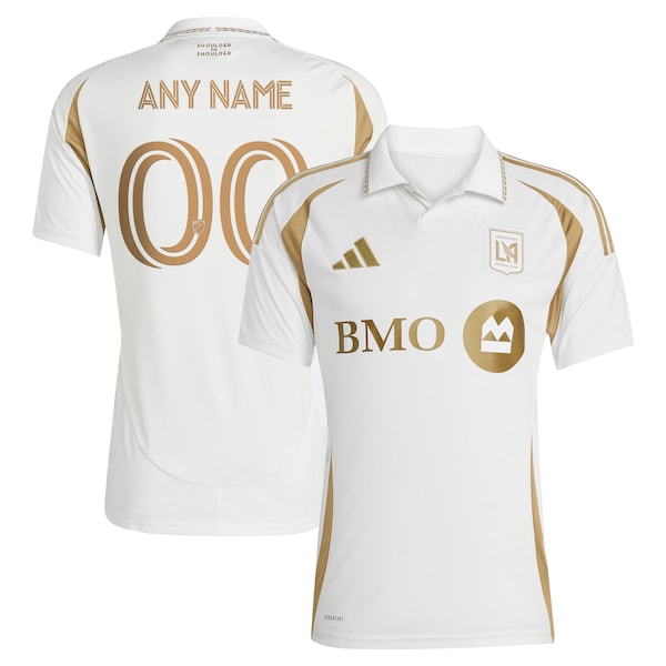 Official-Adidas LAFC 2025 Secondary Replica Custom Jersey White