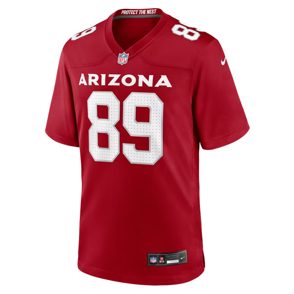 Hunter Long Arizona Cardinals Official-Nike Team Game Jersey - Cardinal