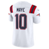 Drake Maye New England Patriots Official-Nike Vapor F.U.S.E. Stitched Limited Jersey - White