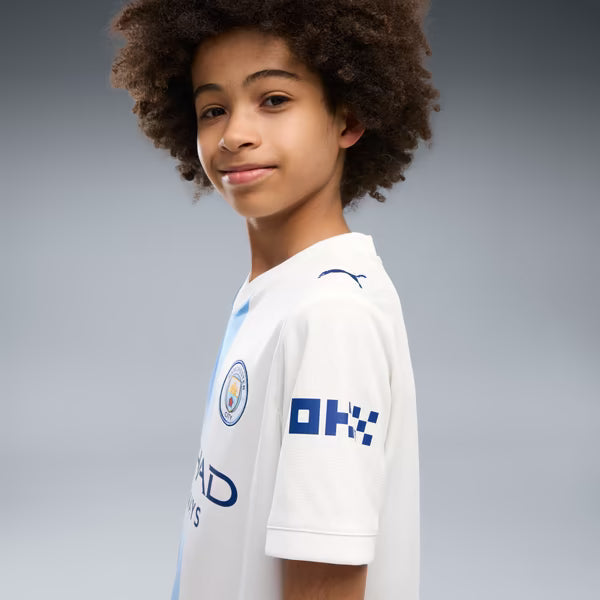 Manchester City Official-Puma Youth 2026/27 Third Replica Jersey - White