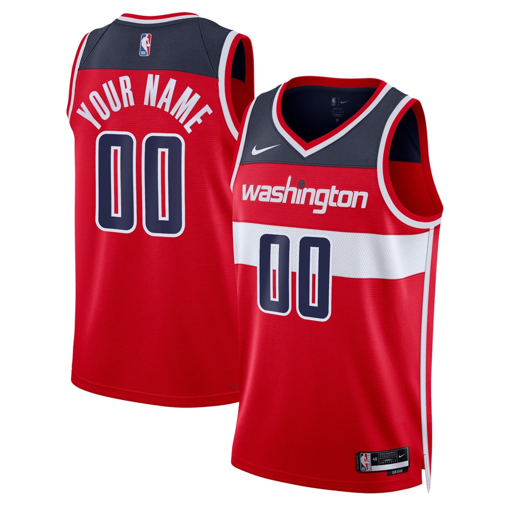 Teams Fans Shop Nike Unisex Washington Wizards Icon Jersey Red