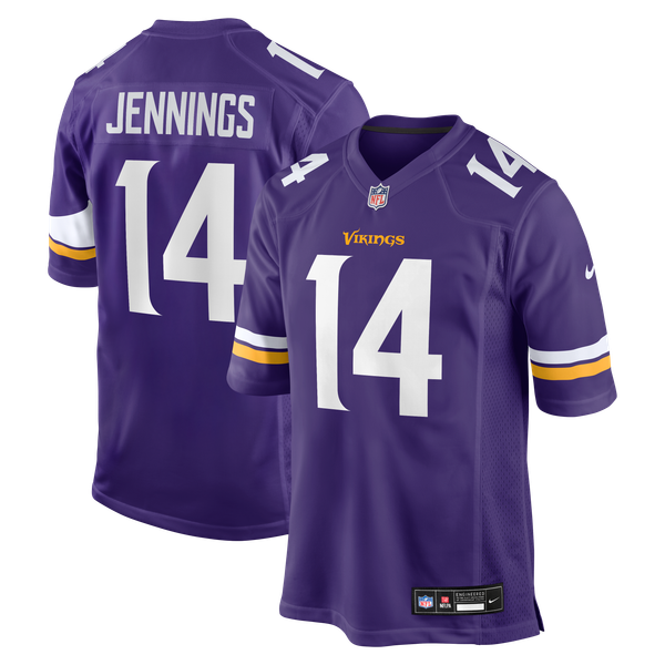 Jauan Jennings Minnesota Vikings Official-Nike Team Game Jersey - Purple