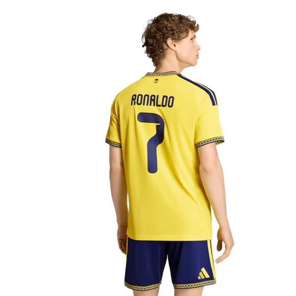 Cristiano Ronaldo Al-Nassr FC Official-Adidas 2026/27 Home Replica Jersey - Yellow