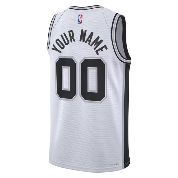 Teams Fans Shop Nike Unisex San Antonio Spurs Swingman Custom Jersey White Association