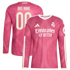 Real Madrid Official-Adidas 2026/27 Third Replica Custom Long Sleeve Jersey - Pink