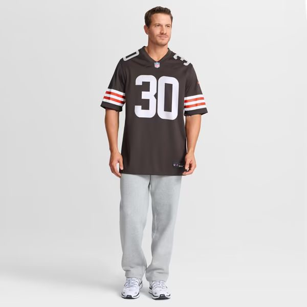 Zion Washington Cleveland Browns Official-Nike Team Game Jersey - Brown