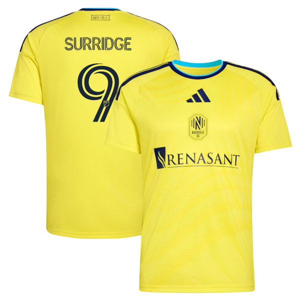 Official-Adidas Nashville SC 2026 The Reverb Kit Replica Custom Jersey Yellow
