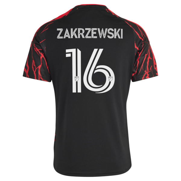 Official-Adidas Julian Hall New York Red Bulls 2026 The Rooted Kit Replica Jersey Black