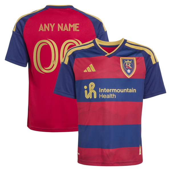 Official-Adidas Real Salt Lake Youth 2026 The Switchback Replica Custom Jersey Red
