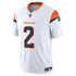 Pat Surtain II Denver Broncos Official-Nike Vapor F.U.S.E. Stitched Limited Jersey - White