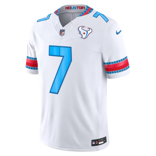 C.J. Stroud Houston Texans Official-Nike 2026 Rivalries Collection Stitched Limited Jersey - White
