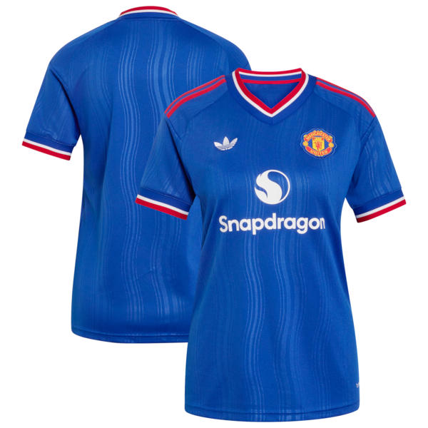 Manchester United Official-Adidas Women's 2026/27 Away Replica Jersey - Royal