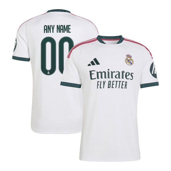 Official-Adidas Real Madrid 2026/27 Home Replica Custom Jersey White