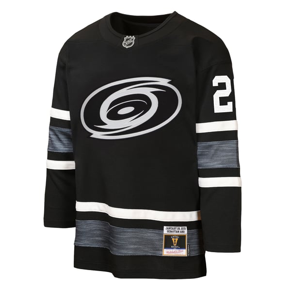 Teams Fans Shop Youth Mitchell & Ness Sebastian Aho Carolina Hurricanes 2019 All-Star Jersey