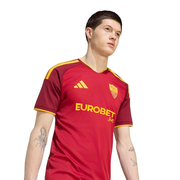 AS Roma Official-Adidas 2026/27 Home Replica Jersey - Red
