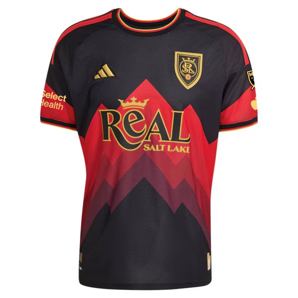 Zavier Gozo Real Salt Lake Official-Adidas 2026 Archive On-Field Authentic Jersey - Black