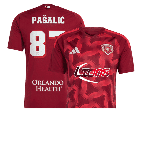Marco Pašalić Orlando City SC Official-Adidas 2026 Archive Replica Jersey - Red