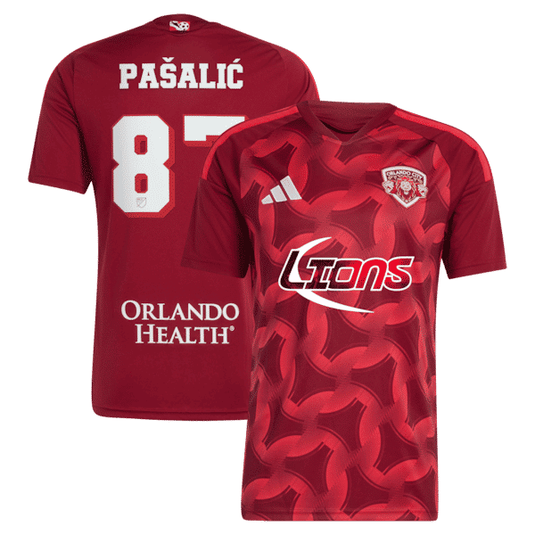 Marco Pašalić Orlando City SC Official-Adidas 2026 Archive Replica Jersey - Red