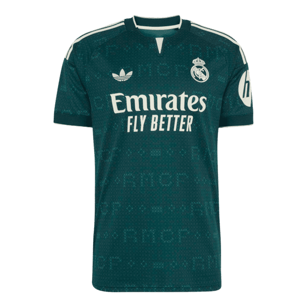 Kylian Mbappé Real Madrid Official-Adidas 2026/27 Away Replica Jersey - Green