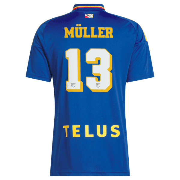 Thomas Müller Vancouver Whitecaps FC Official-Adidas 2026 Archive Replica Jersey - Royal
