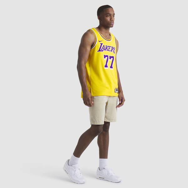 Teams Fans Shop Nike Unisex Luka Dončić Lakers Swingman Jersey Gold