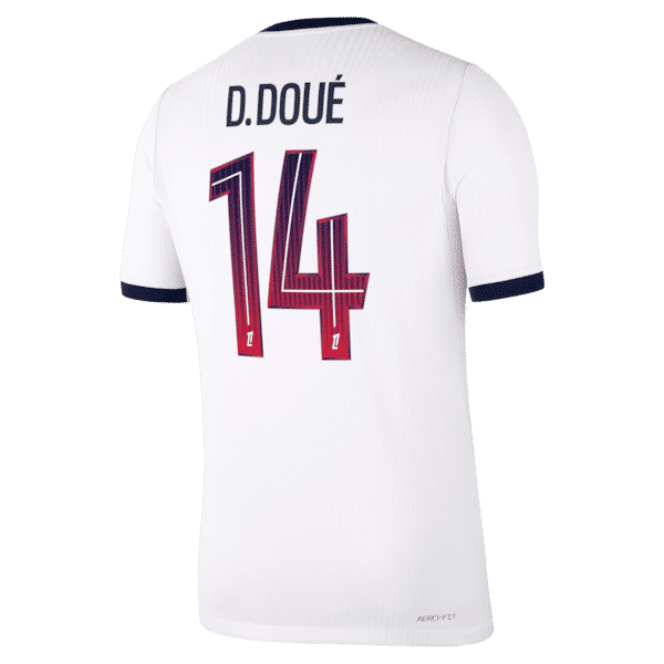 Désiré Doué Paris Saint-Germain Official-nike 2026/27 Away Match Authentic Jersey - White