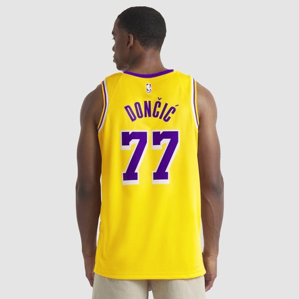 Teams Fans Shop Nike Unisex Luka Dončić Lakers Swingman Jersey Gold