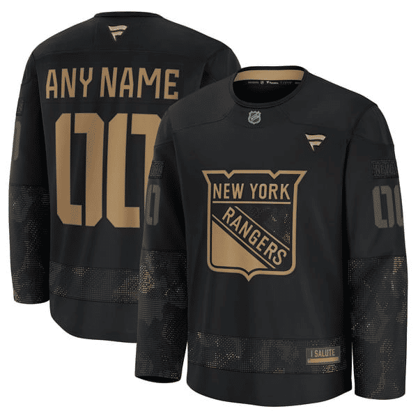 Teams Fans Shop New York Rangers Fanatics 2024 Military Appreciation Practice Jersey