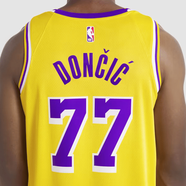 Teams Fans Shop Nike Unisex Luka Dončić Lakers Swingman Jersey Gold