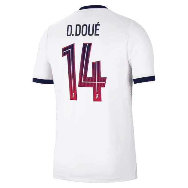 Official-nike Désiré Doué Paris Saint-Germain 2026/27 Away Stadium Replica Jersey White