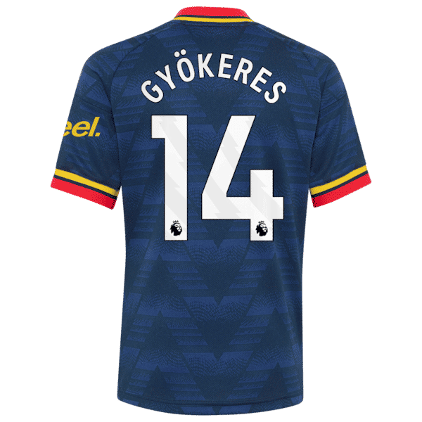 Viktor Gyökeres Arsenal Official-Adidas Youth 2026/27 Away Replica Jersey - Navy