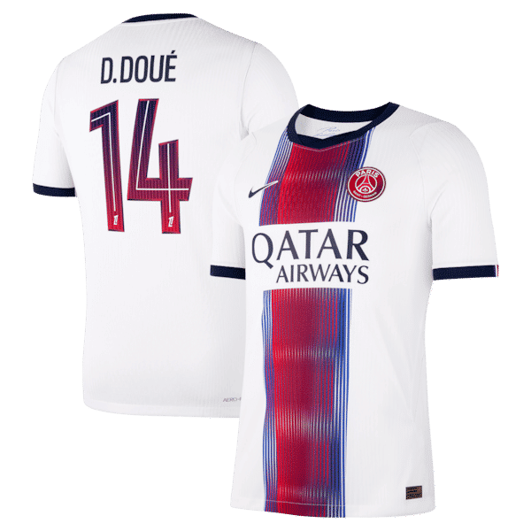 Désiré Doué Paris Saint-Germain Official-nike 2026/27 Away Match Authentic Jersey - White