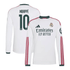 Kylian Mbappé Real Madrid Official-Adidas 2026/27 Home Replica Long Sleeve Jersey - White